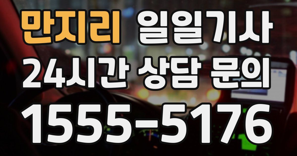 일일대리기사