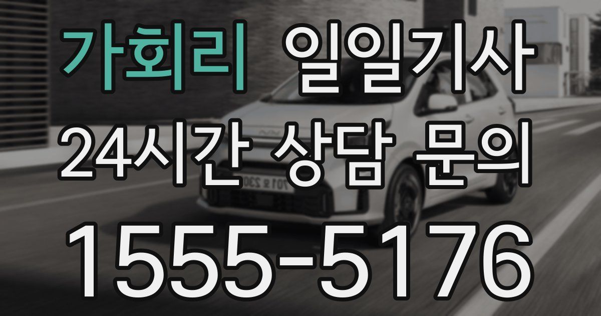 일일대리기사