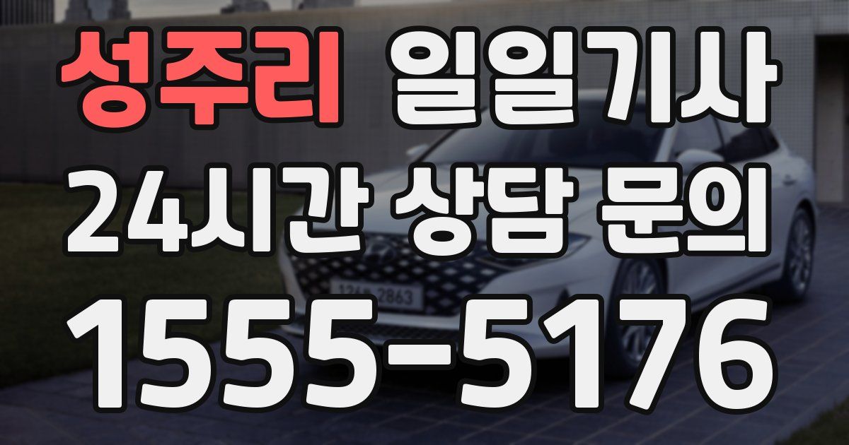 일일대리기사