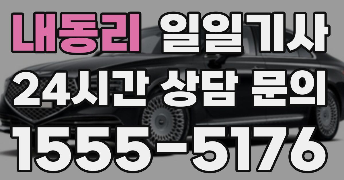 일일대리기사
