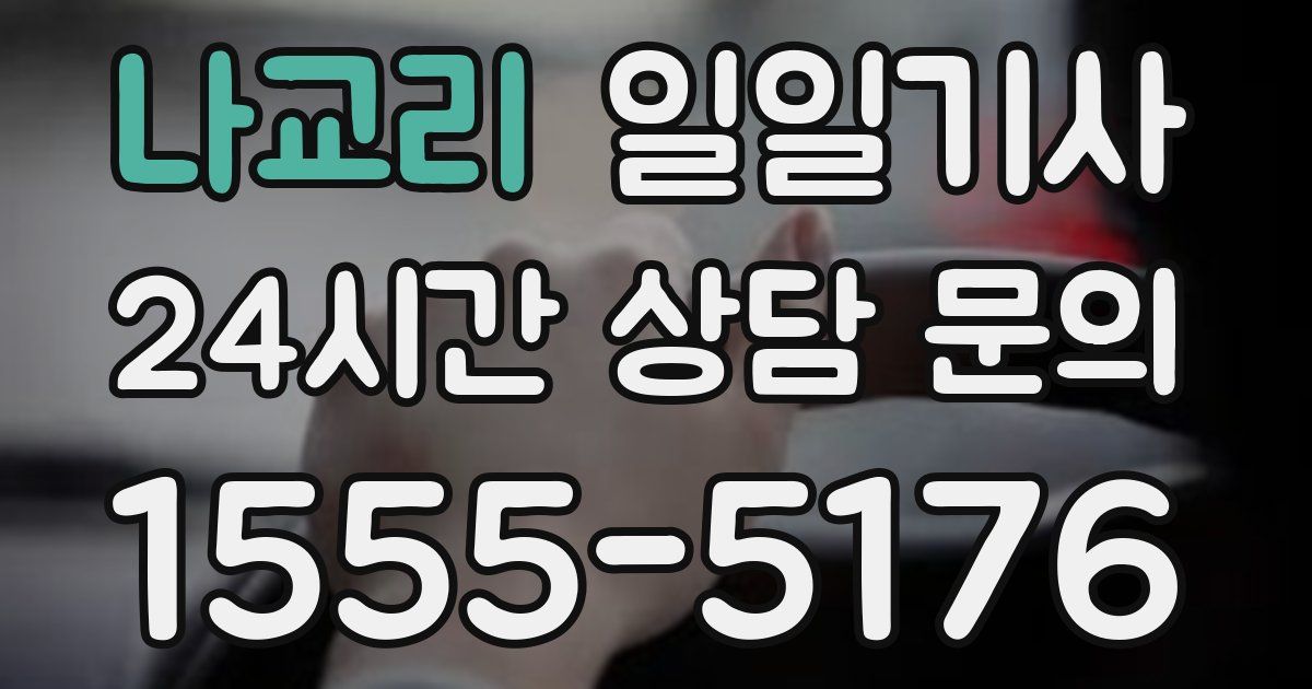 일일대리기사