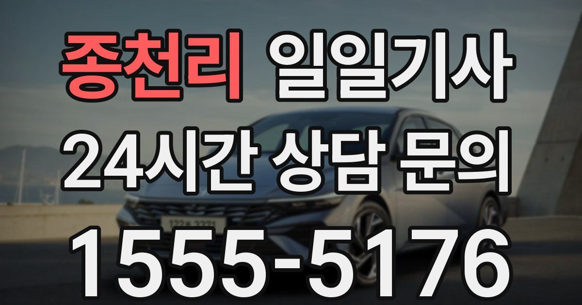 일일대리기사