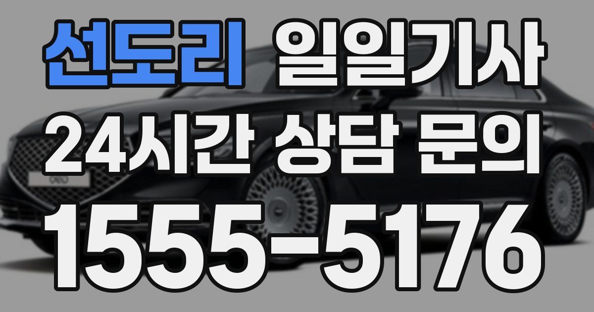 일일대리기사