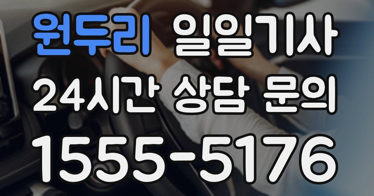 일일대리기사
