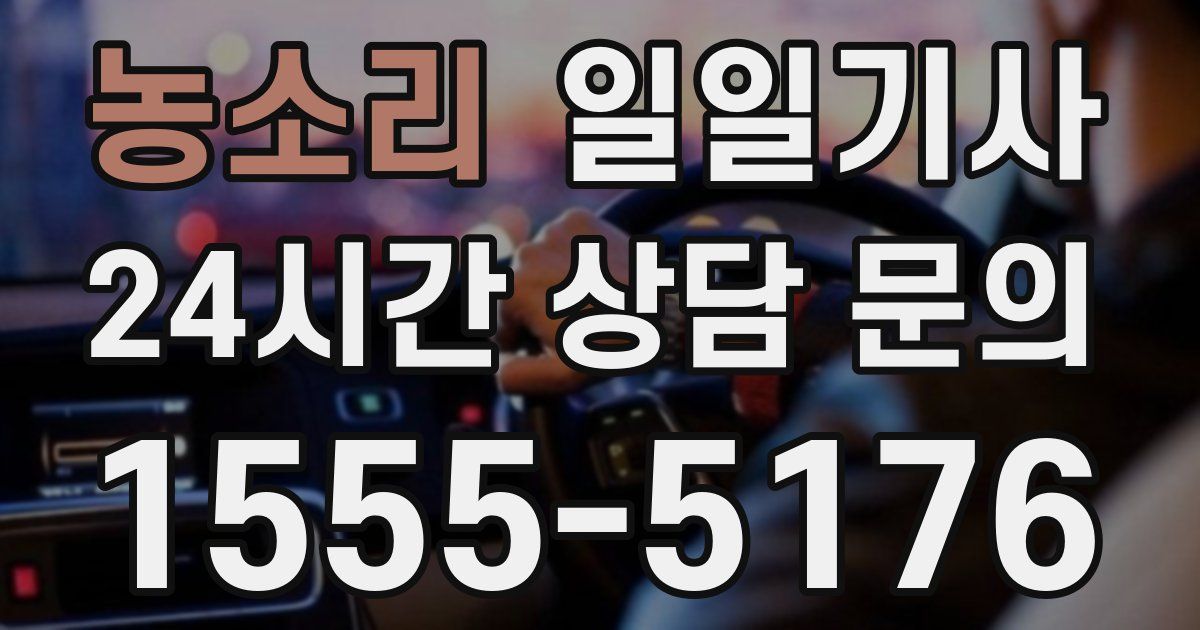일일대리기사