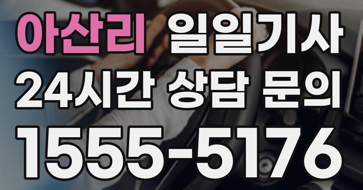 일일대리기사