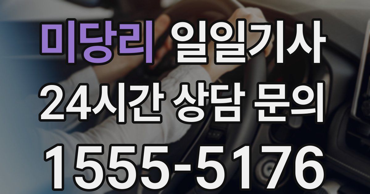 일일대리기사