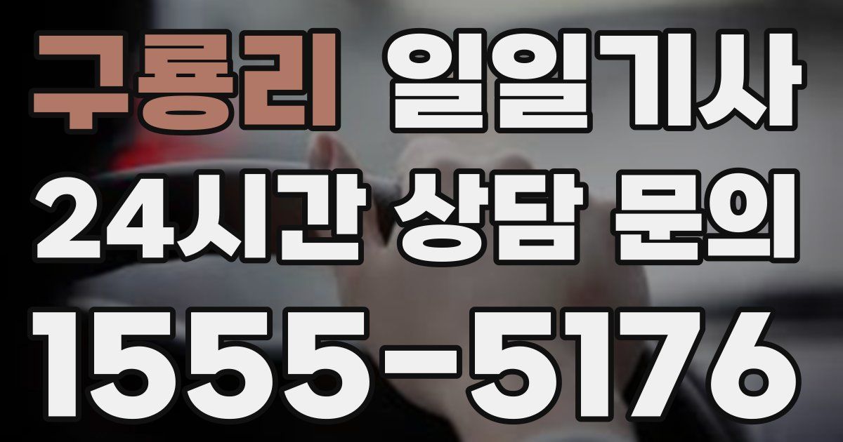일일대리기사
