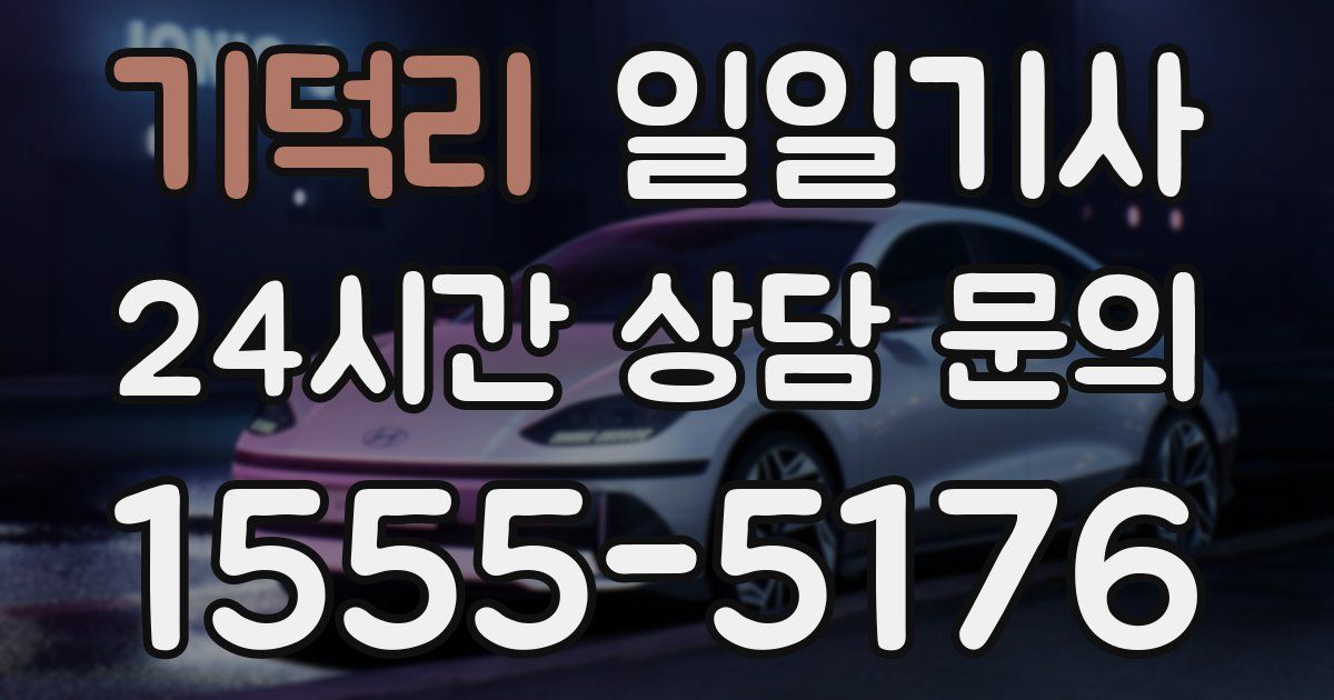 일일대리기사