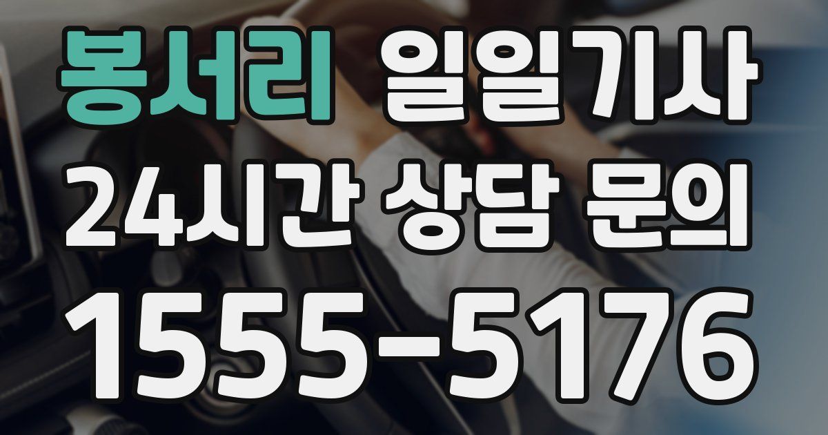 일일대리기사