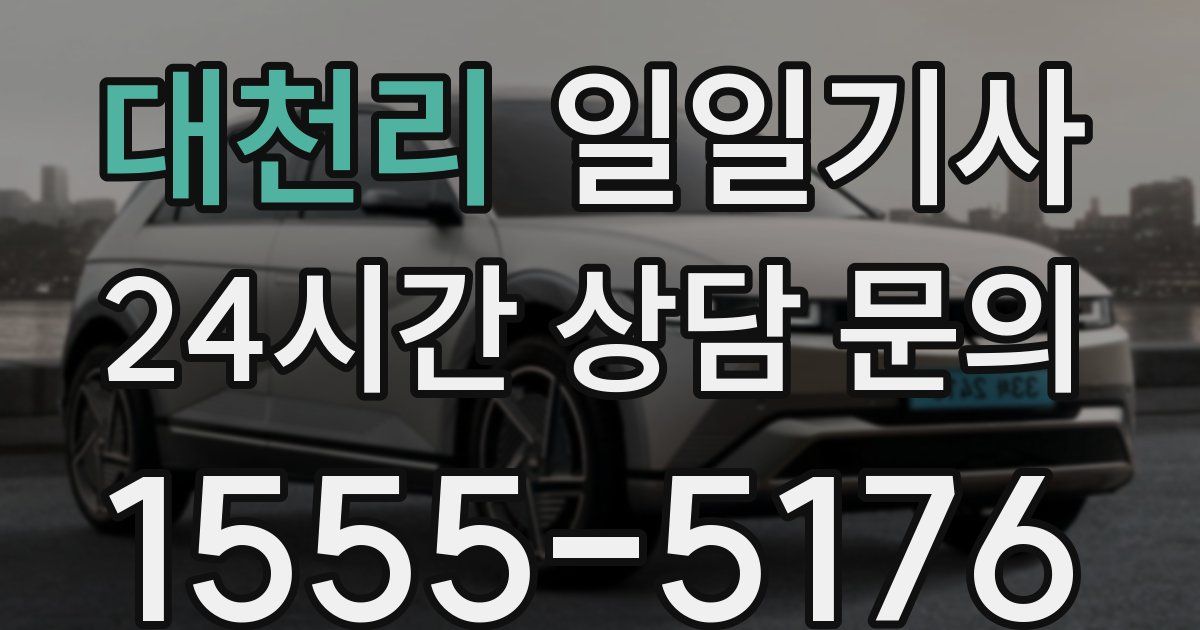 일일대리기사
