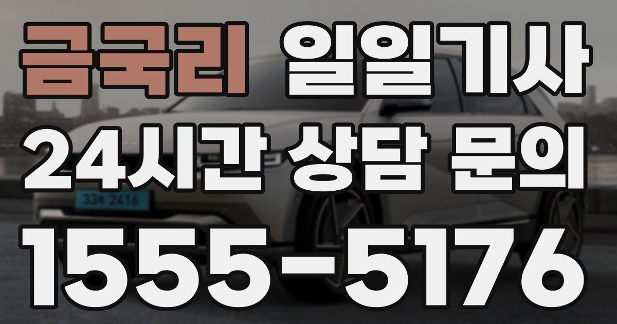 일일대리기사