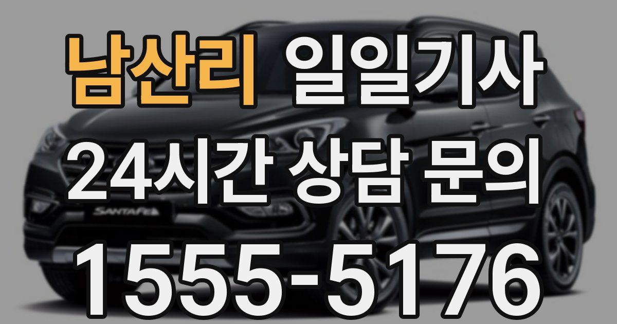 일일대리기사