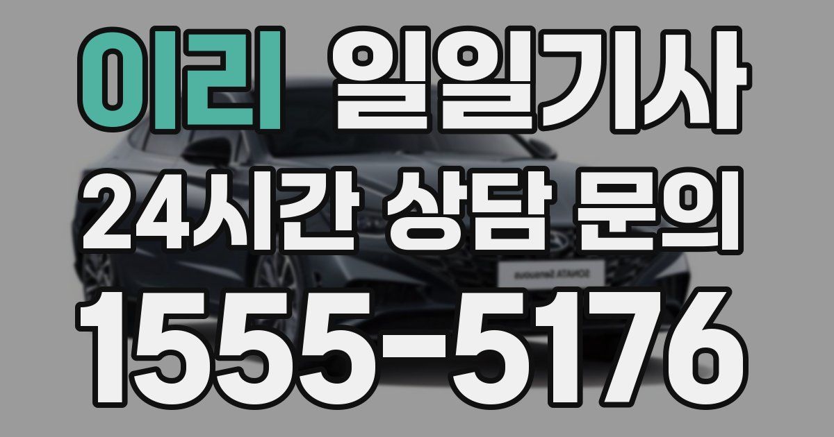 일일대리기사