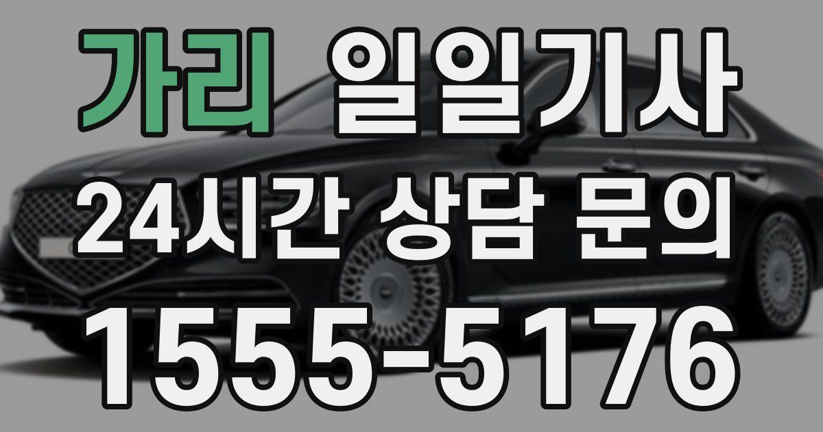 일일대리기사