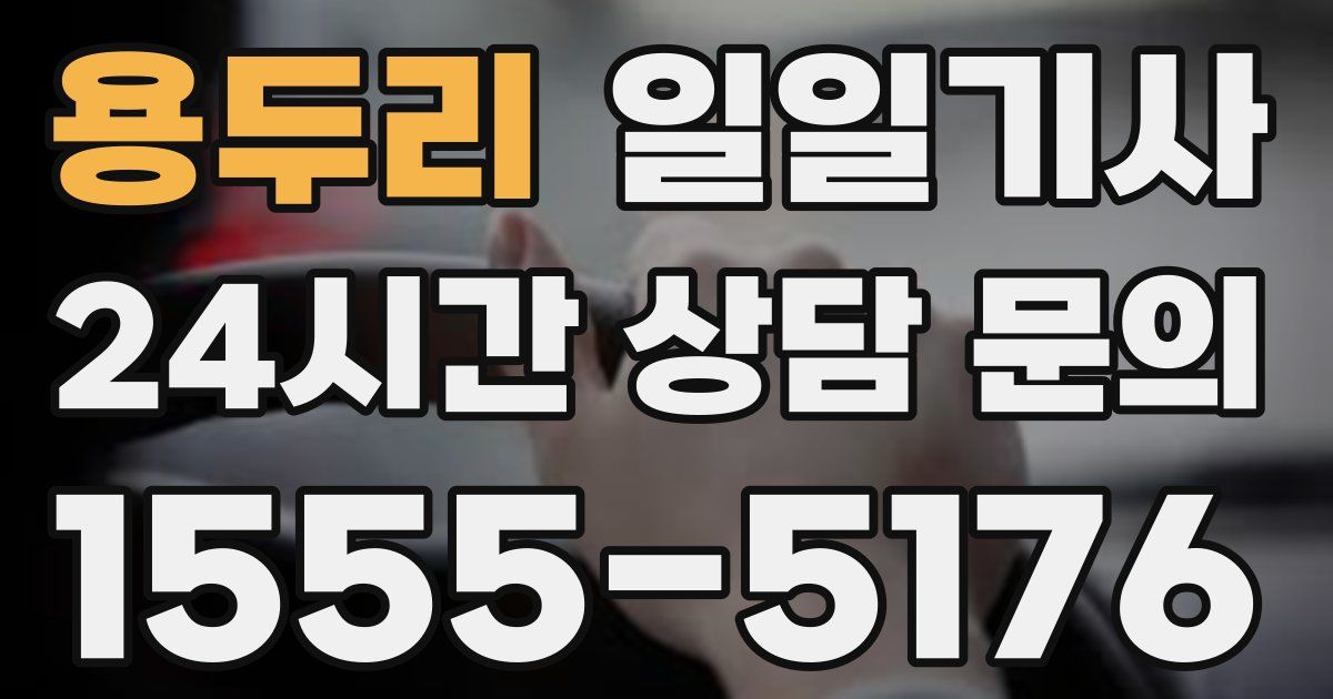 일일대리기사