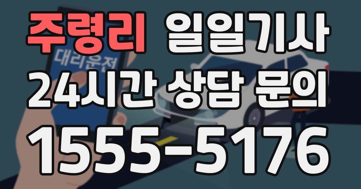 일일대리기사