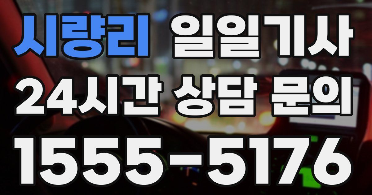 일일대리기사
