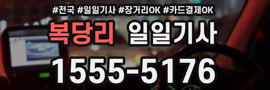 복당리 일일기사