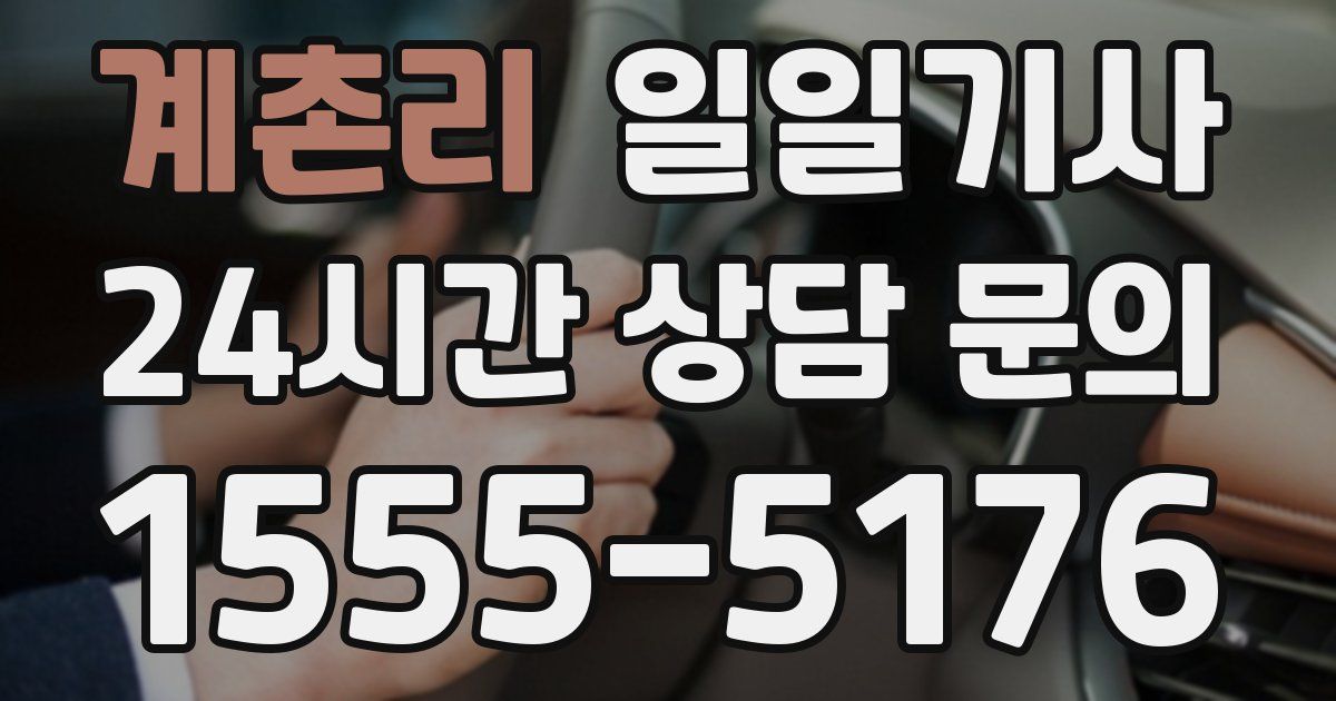 일일대리기사