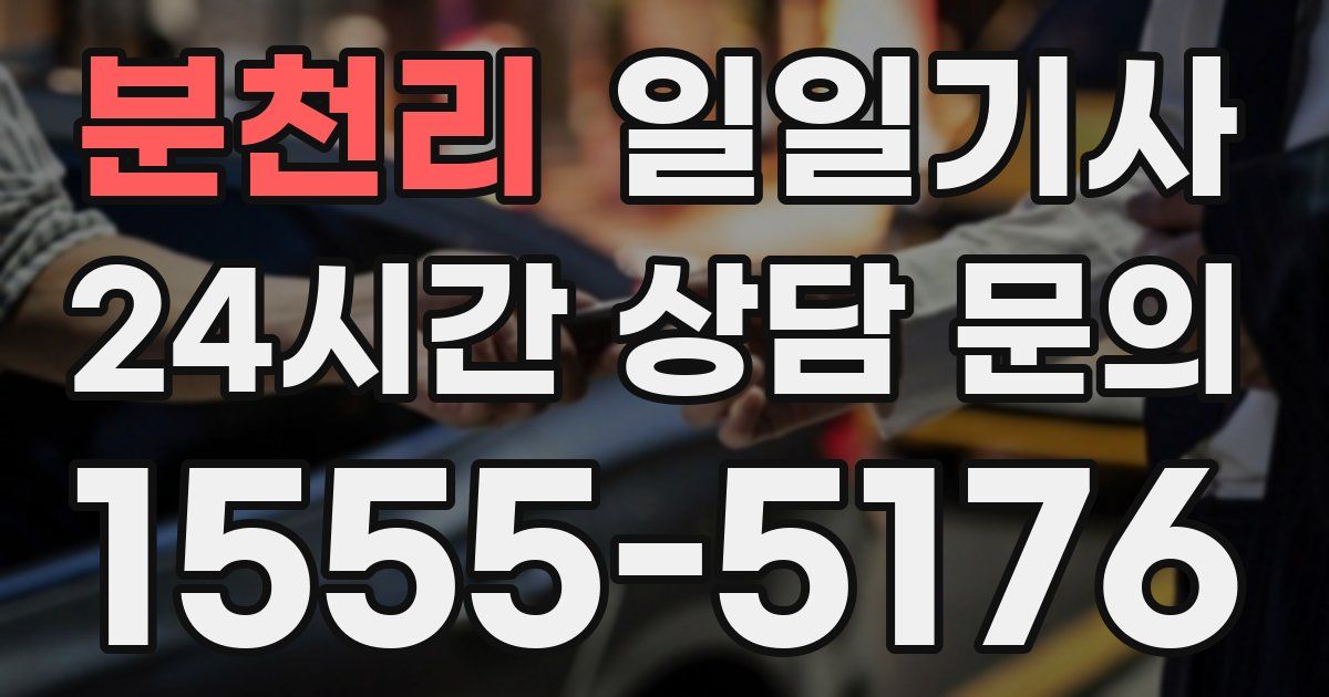 일일대리기사