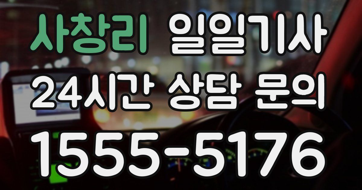 일일대리기사