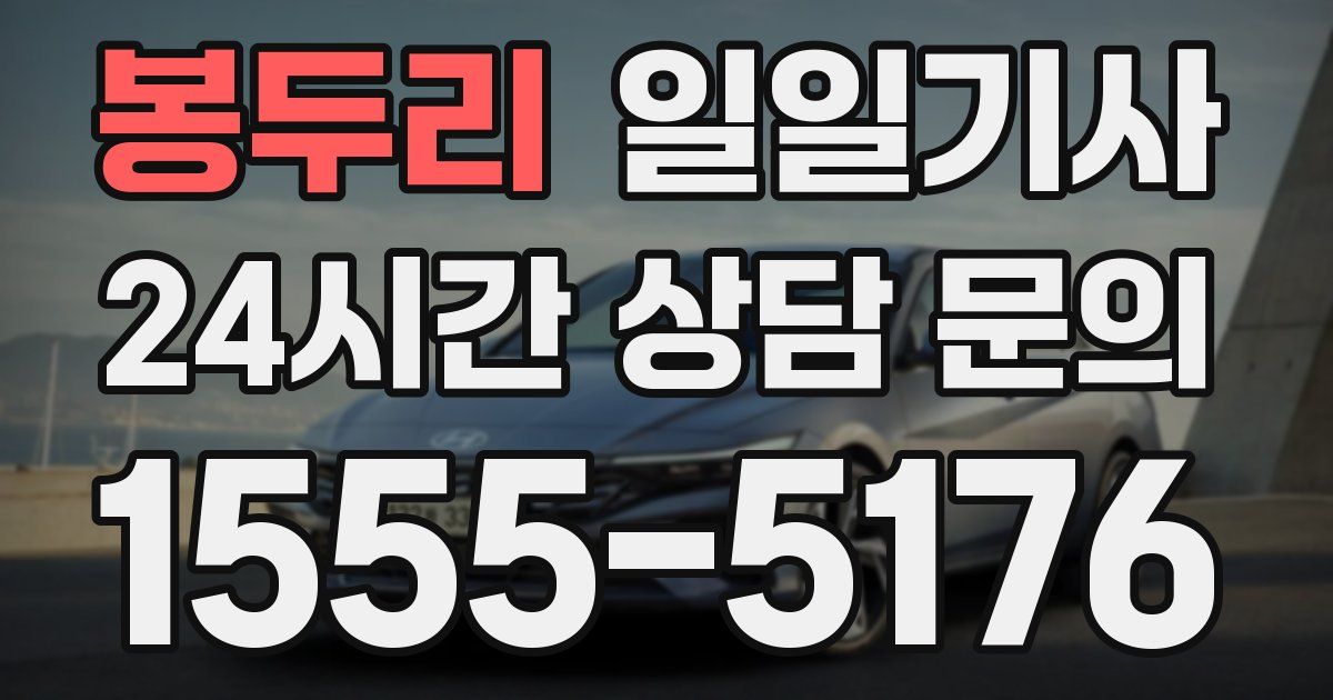 일일대리기사