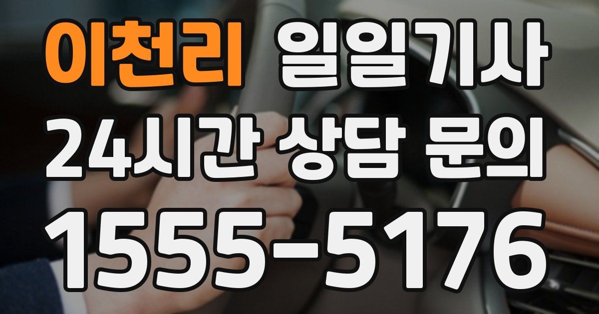 일일대리기사