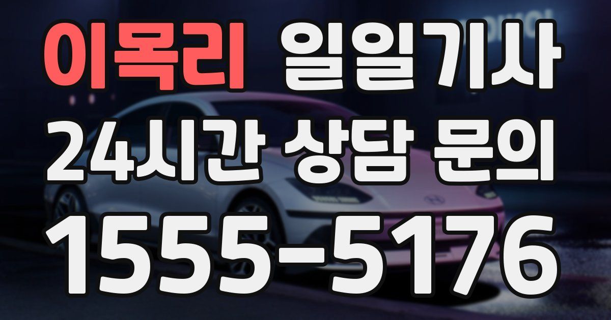 일일대리기사