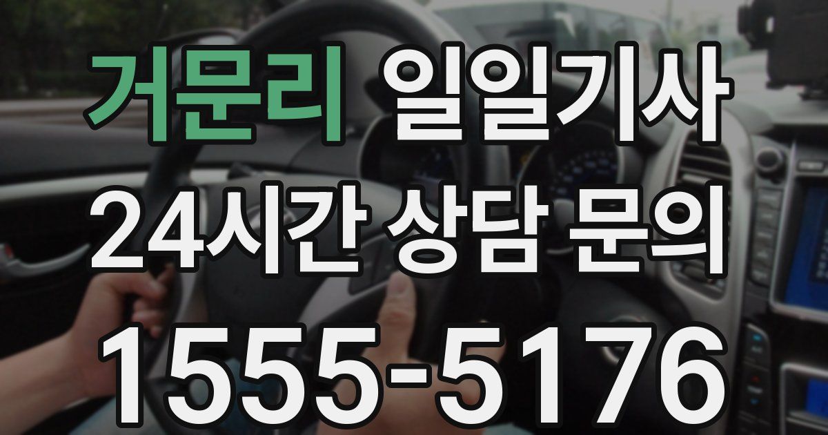 일일대리기사