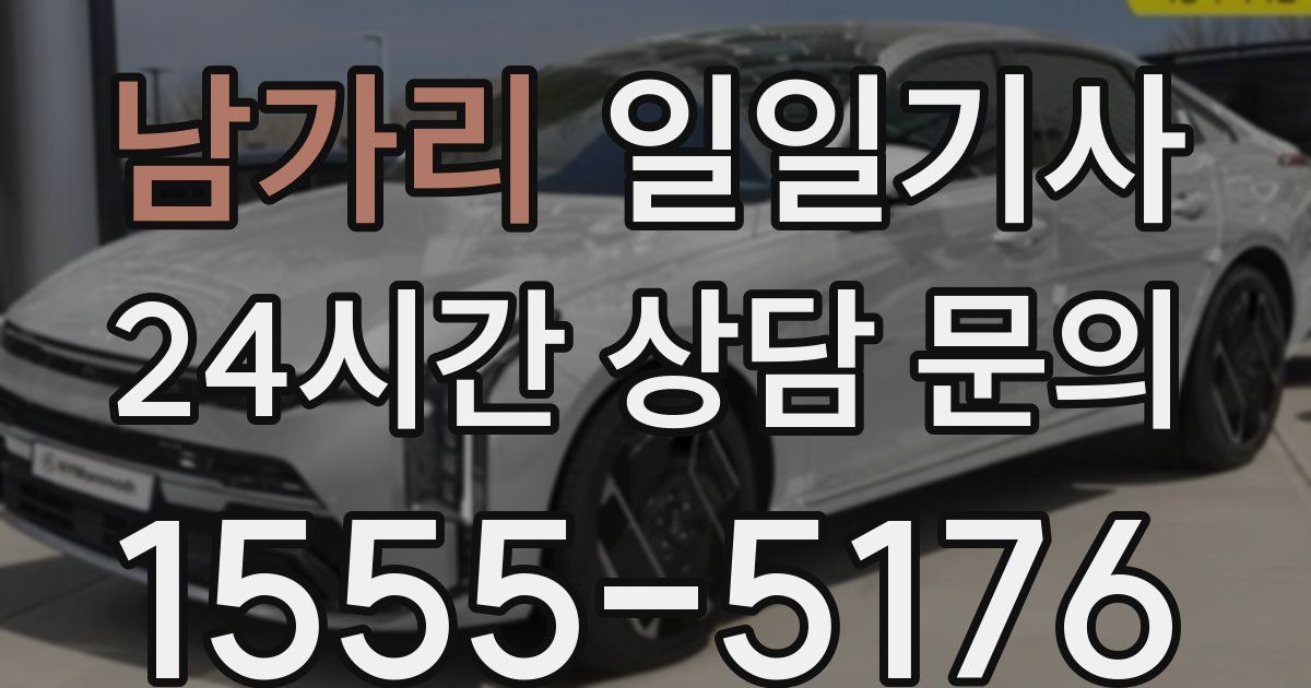 일일대리기사