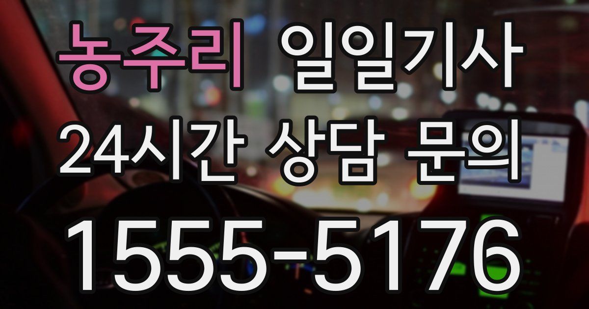 일일대리기사