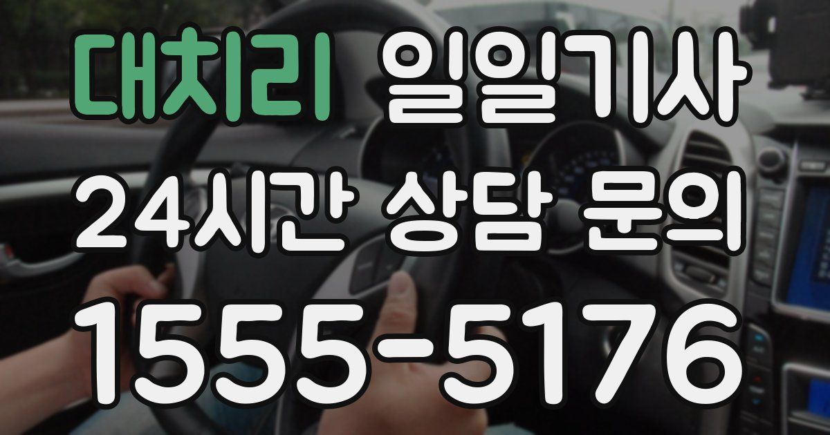 일일대리기사