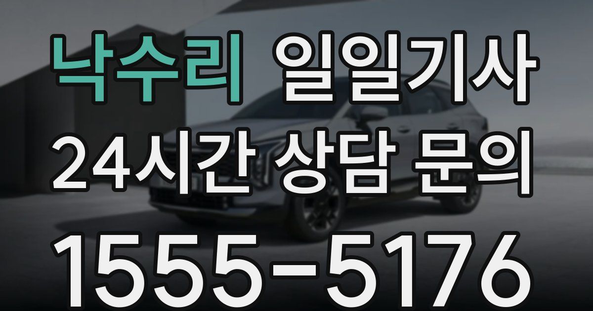 일일대리기사