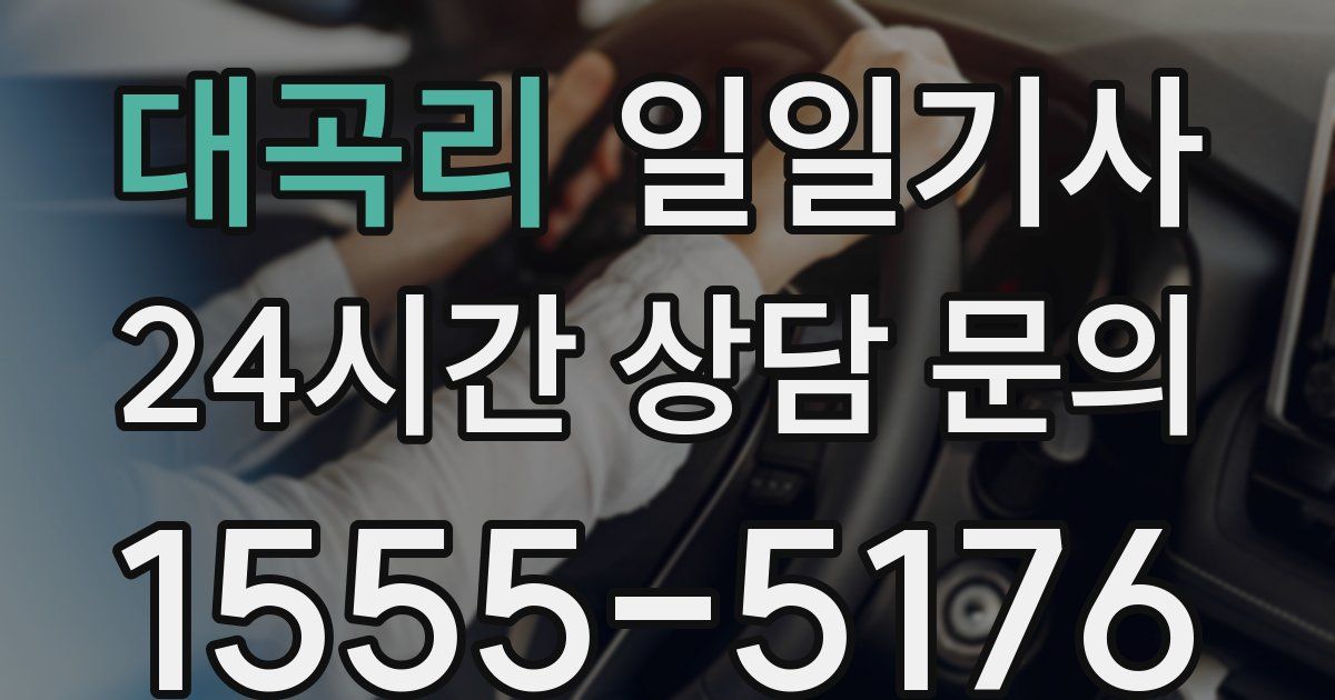 일일대리기사