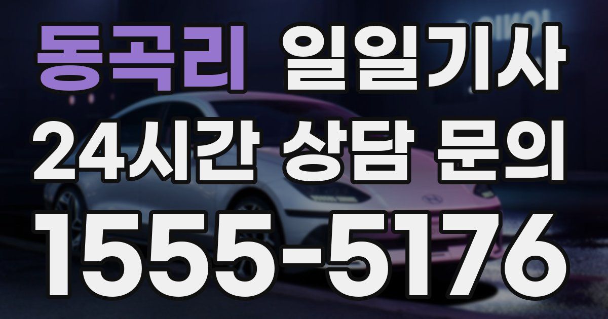 일일대리기사