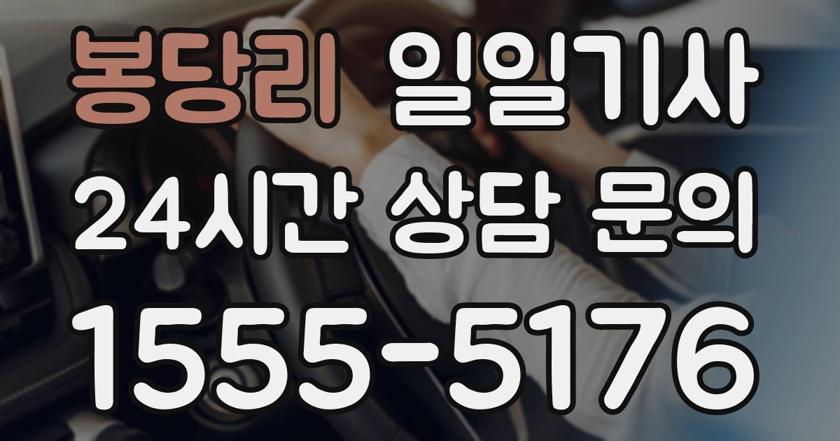 일일대리기사