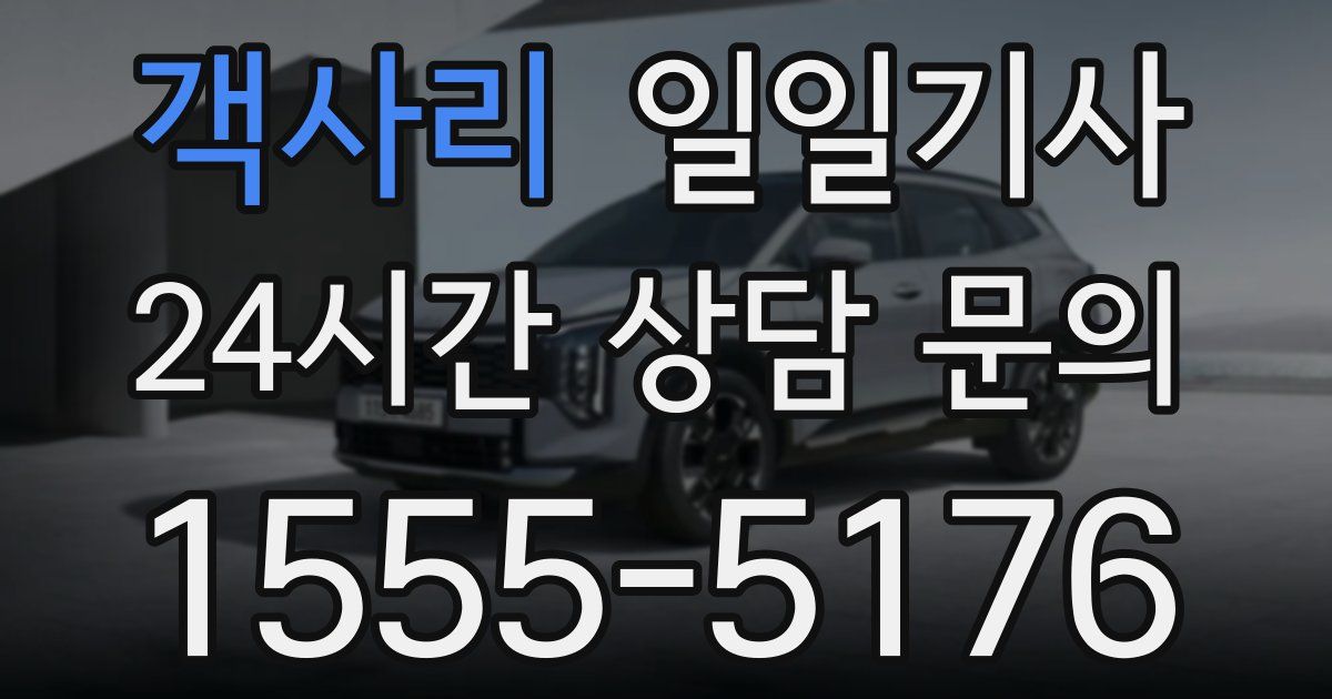 일일대리기사