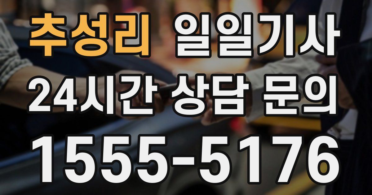 일일대리기사