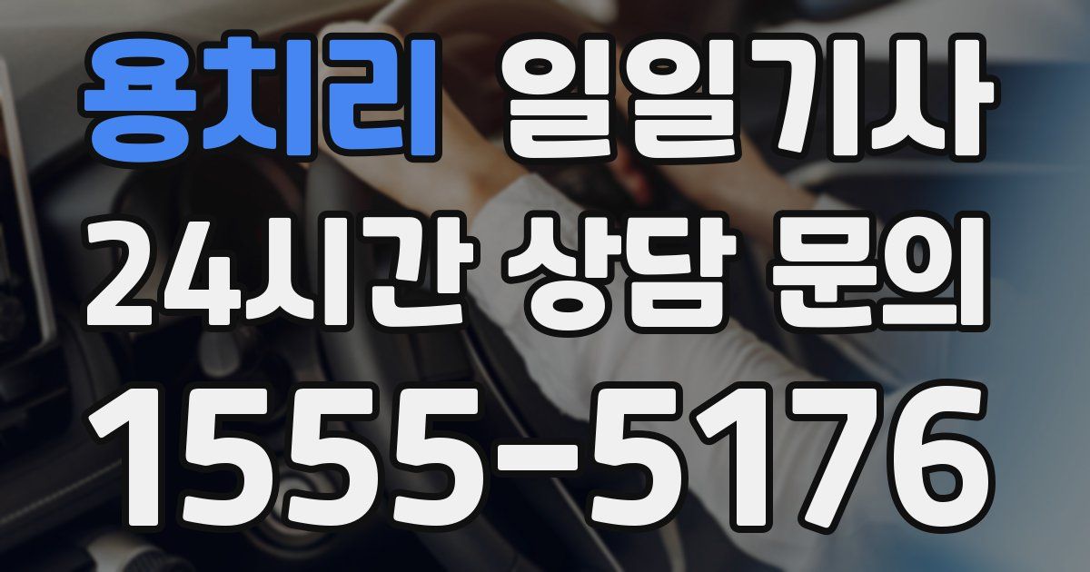 일일대리기사