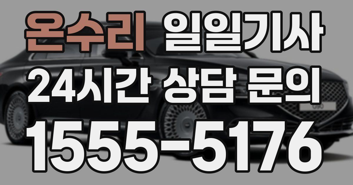 일일대리기사