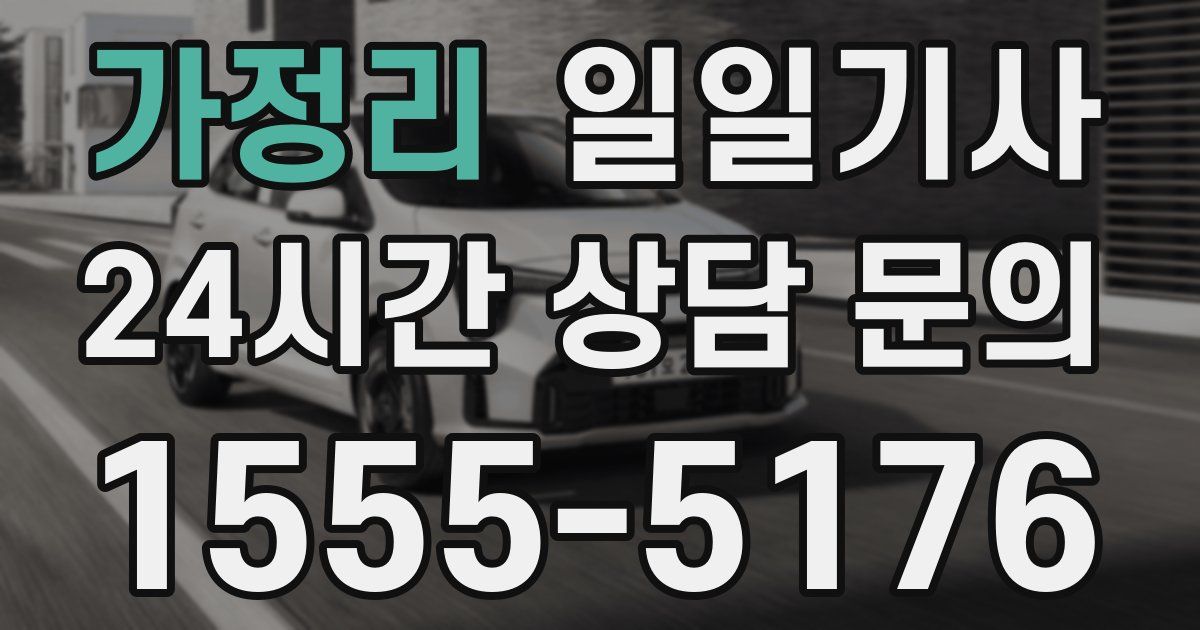 일일대리기사