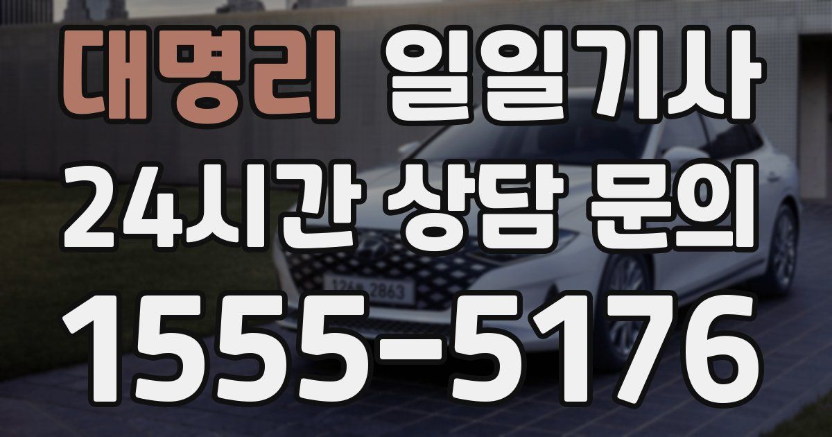 일일대리기사