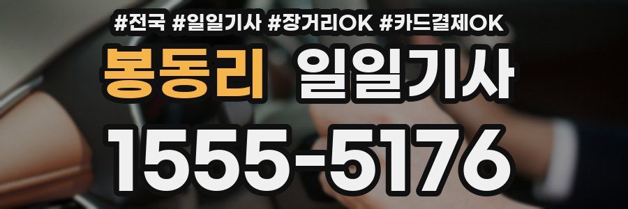 봉동리 일일기사