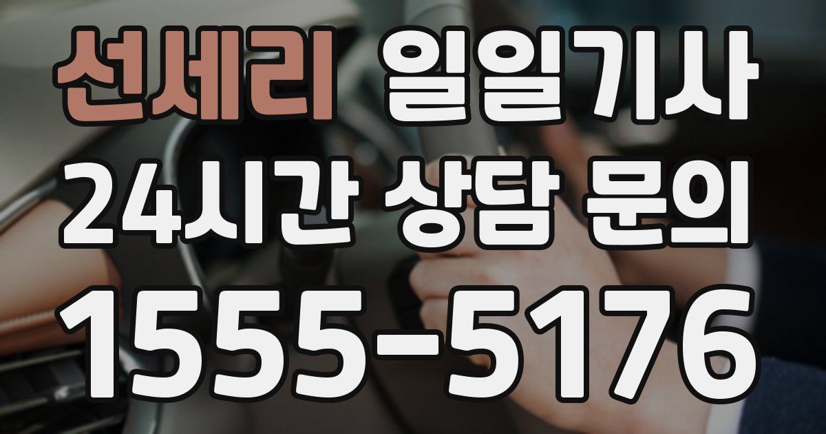 일일대리기사