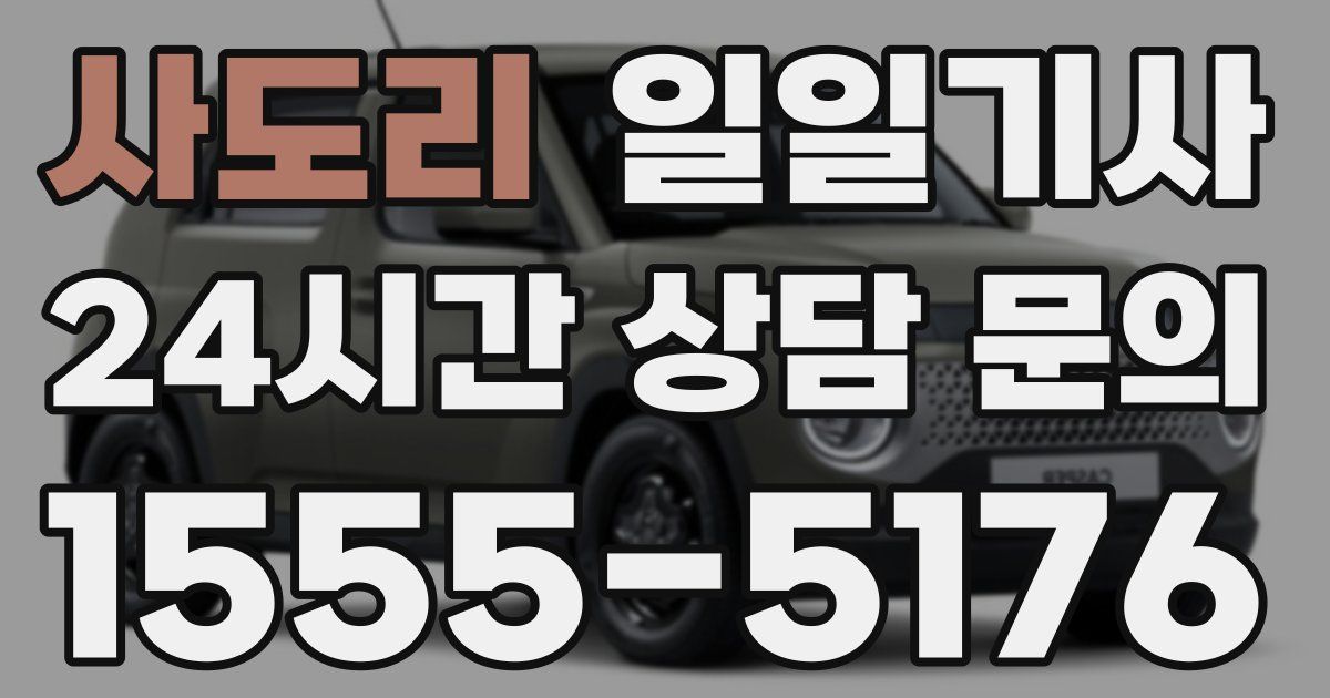 일일대리기사