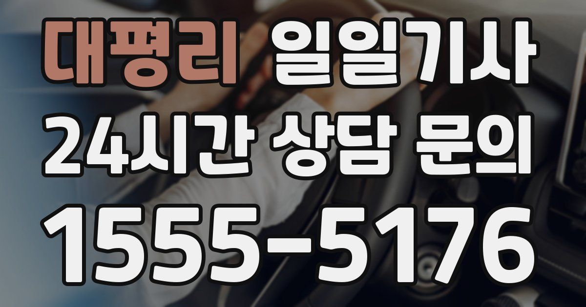 일일대리기사