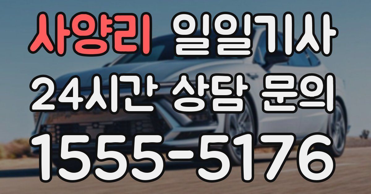 일일대리기사