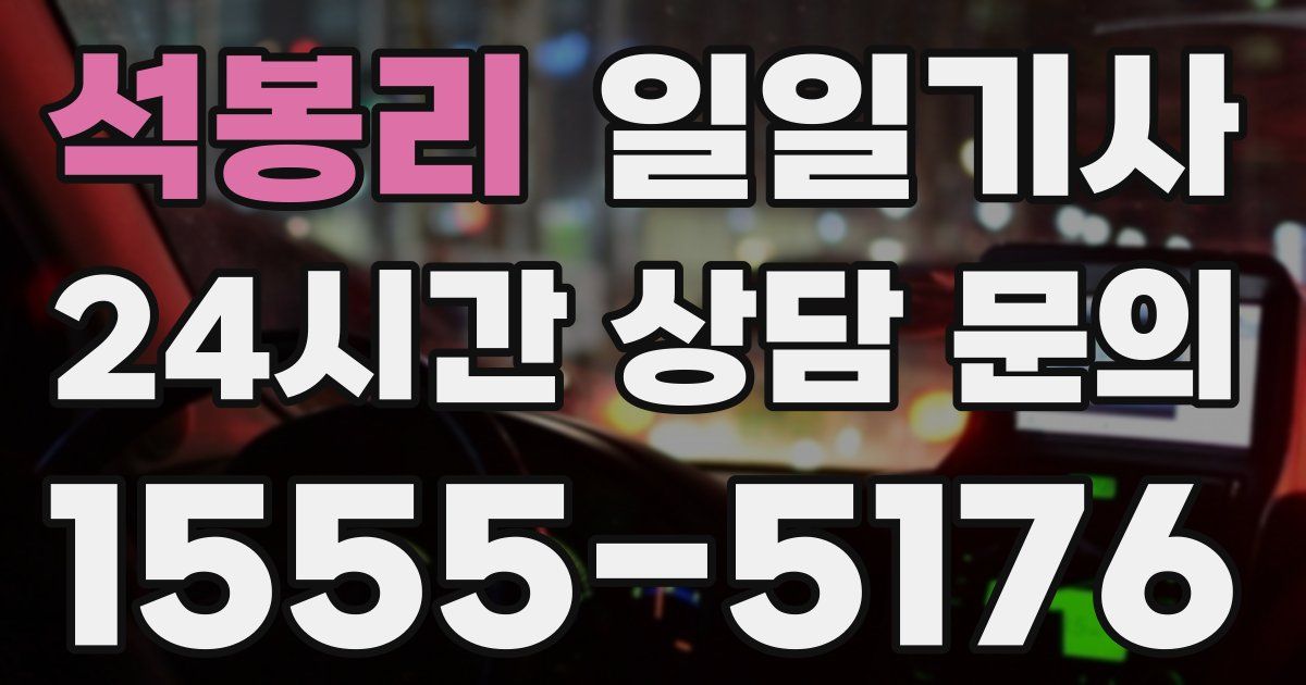 일일대리기사