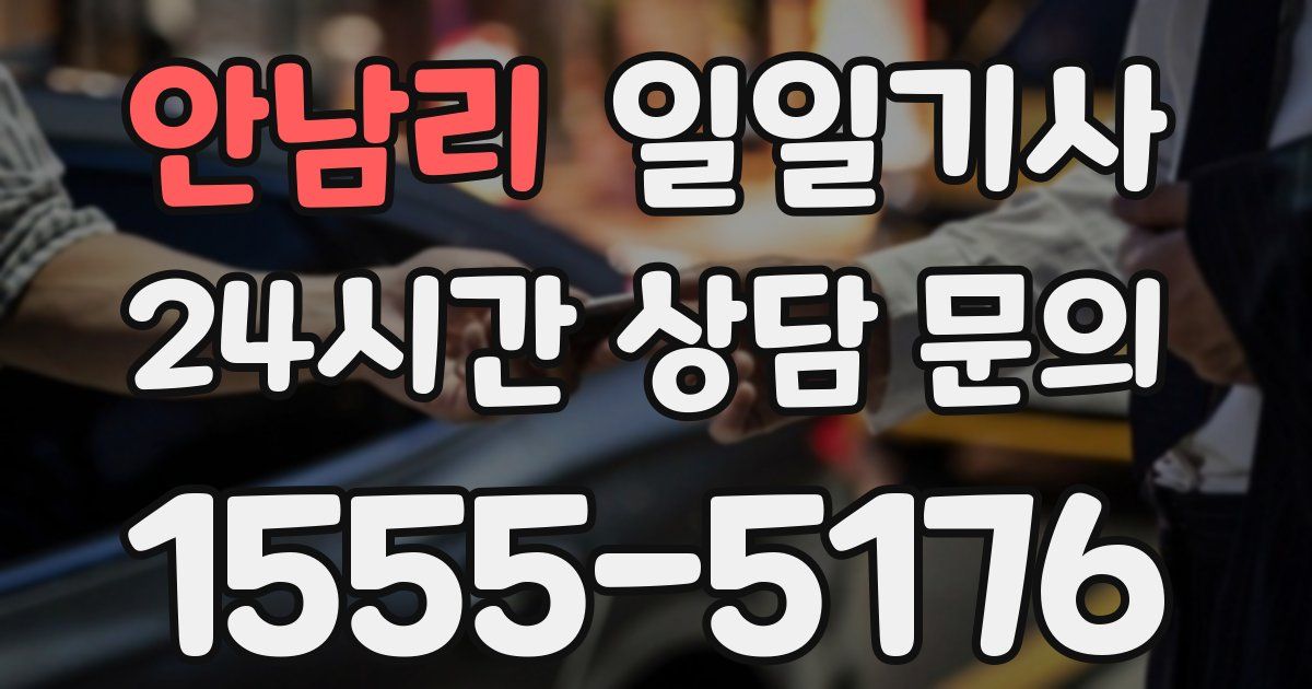 일일대리기사